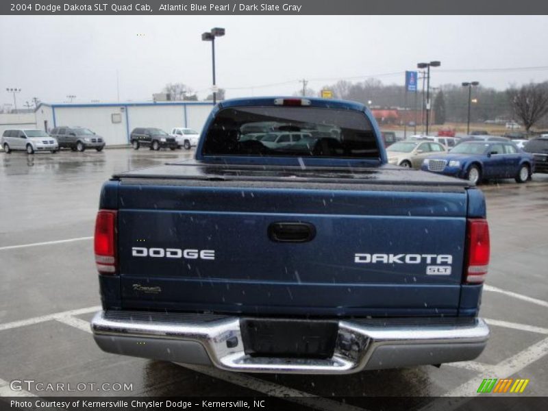Atlantic Blue Pearl / Dark Slate Gray 2004 Dodge Dakota SLT Quad Cab