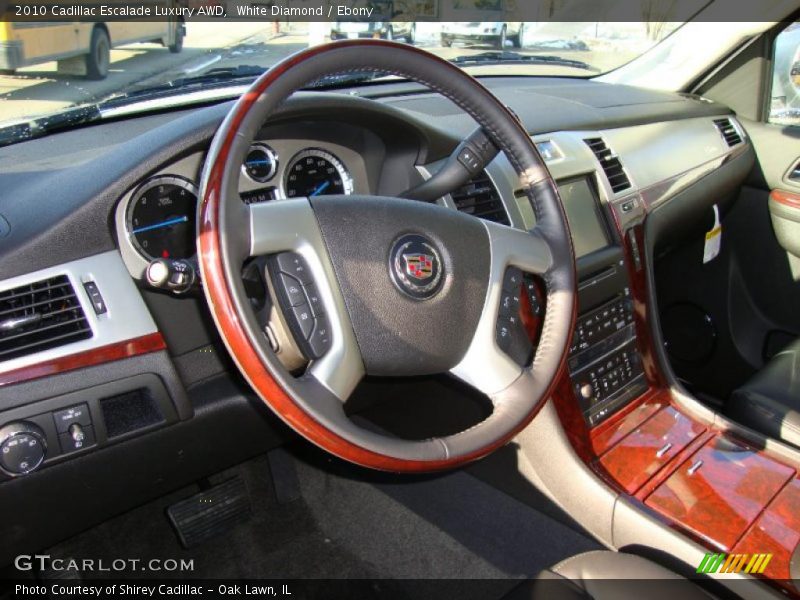 White Diamond / Ebony 2010 Cadillac Escalade Luxury AWD