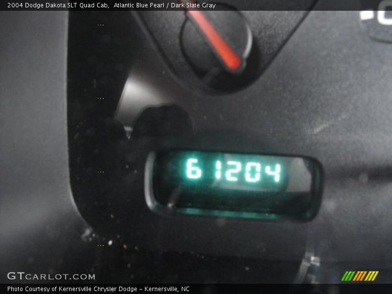 Atlantic Blue Pearl / Dark Slate Gray 2004 Dodge Dakota SLT Quad Cab