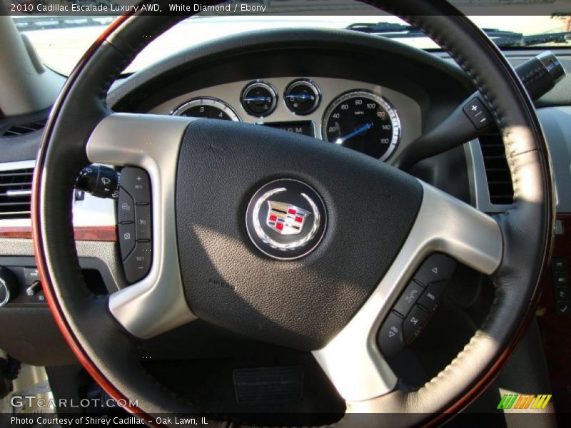 White Diamond / Ebony 2010 Cadillac Escalade Luxury AWD