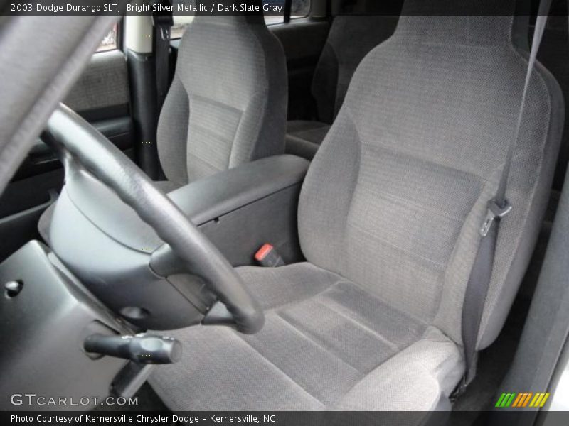 Bright Silver Metallic / Dark Slate Gray 2003 Dodge Durango SLT