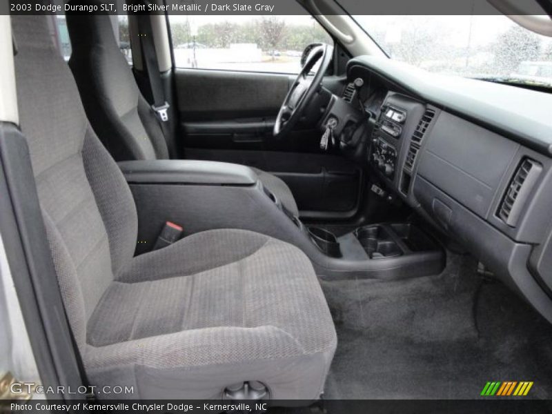 Bright Silver Metallic / Dark Slate Gray 2003 Dodge Durango SLT