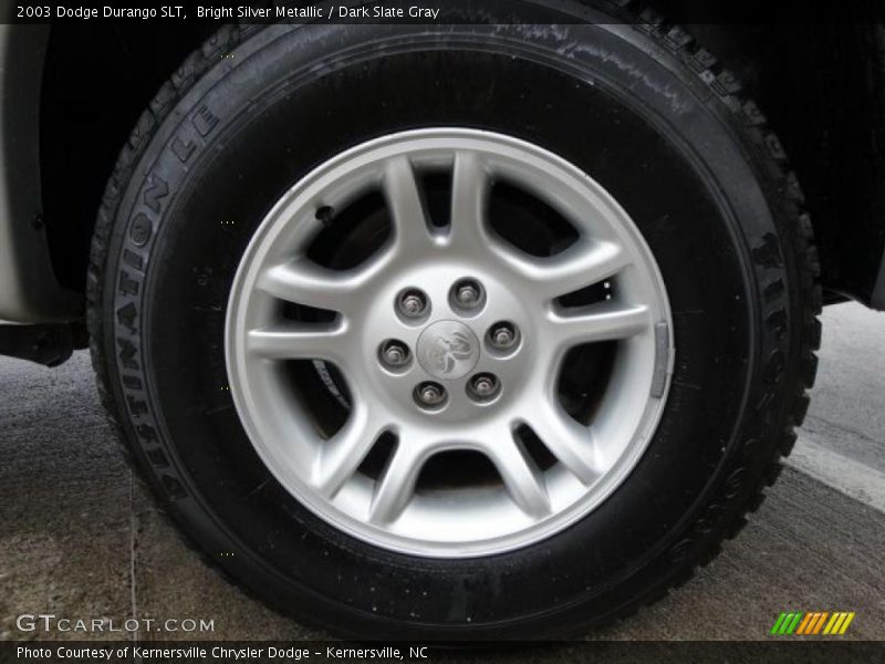 Bright Silver Metallic / Dark Slate Gray 2003 Dodge Durango SLT