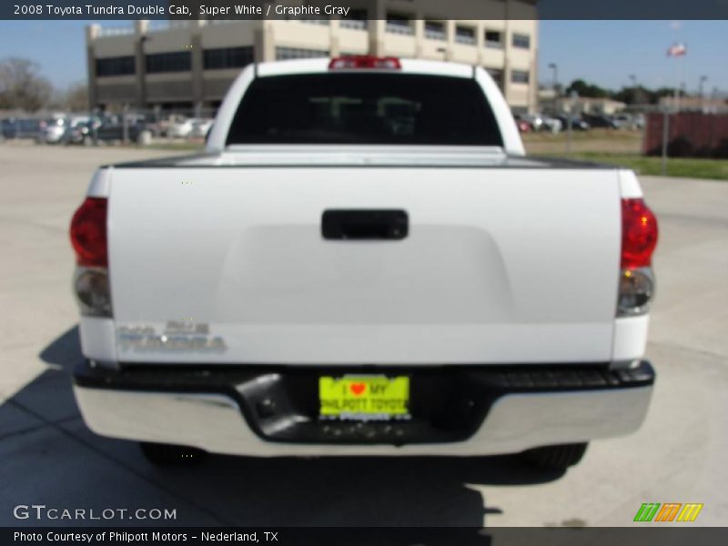 Super White / Graphite Gray 2008 Toyota Tundra Double Cab