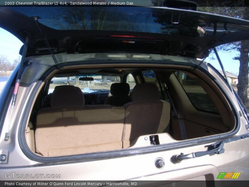 Sandalwood Metallic / Medium Oak 2003 Chevrolet TrailBlazer LS 4x4
