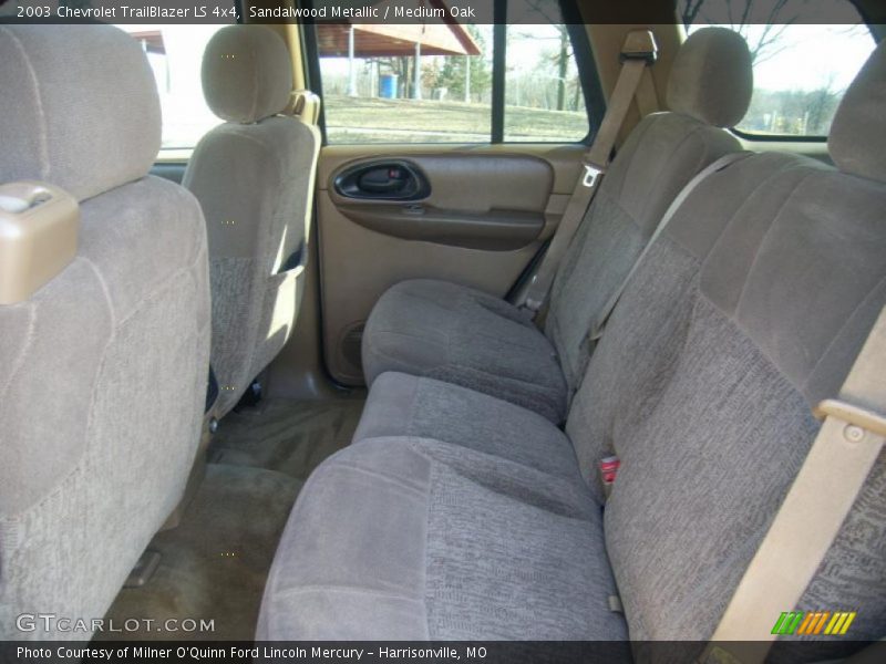 Sandalwood Metallic / Medium Oak 2003 Chevrolet TrailBlazer LS 4x4