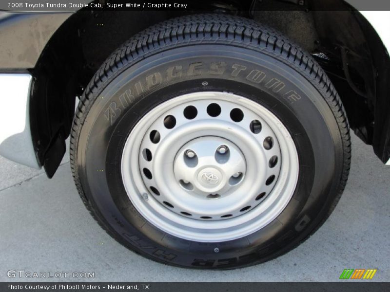 Super White / Graphite Gray 2008 Toyota Tundra Double Cab