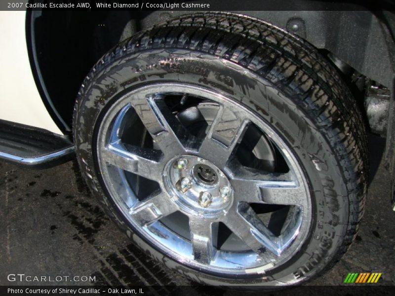 White Diamond / Cocoa/Light Cashmere 2007 Cadillac Escalade AWD