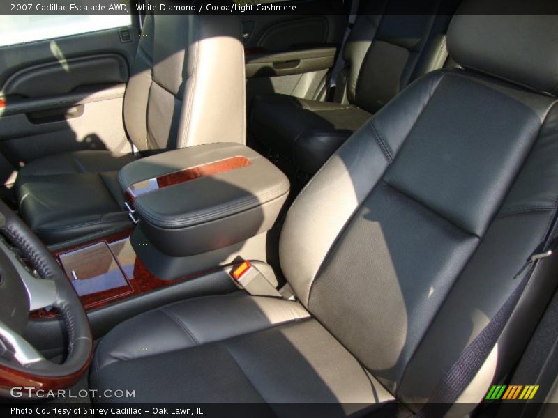 White Diamond / Cocoa/Light Cashmere 2007 Cadillac Escalade AWD