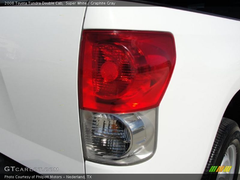Super White / Graphite Gray 2008 Toyota Tundra Double Cab