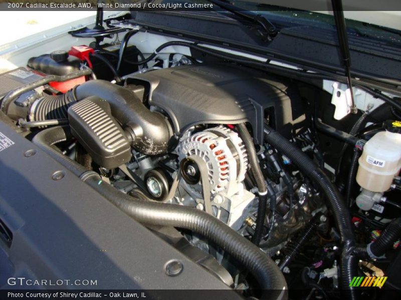 White Diamond / Cocoa/Light Cashmere 2007 Cadillac Escalade AWD