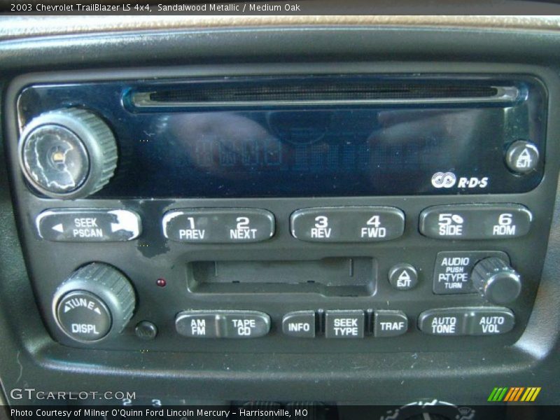 Sandalwood Metallic / Medium Oak 2003 Chevrolet TrailBlazer LS 4x4