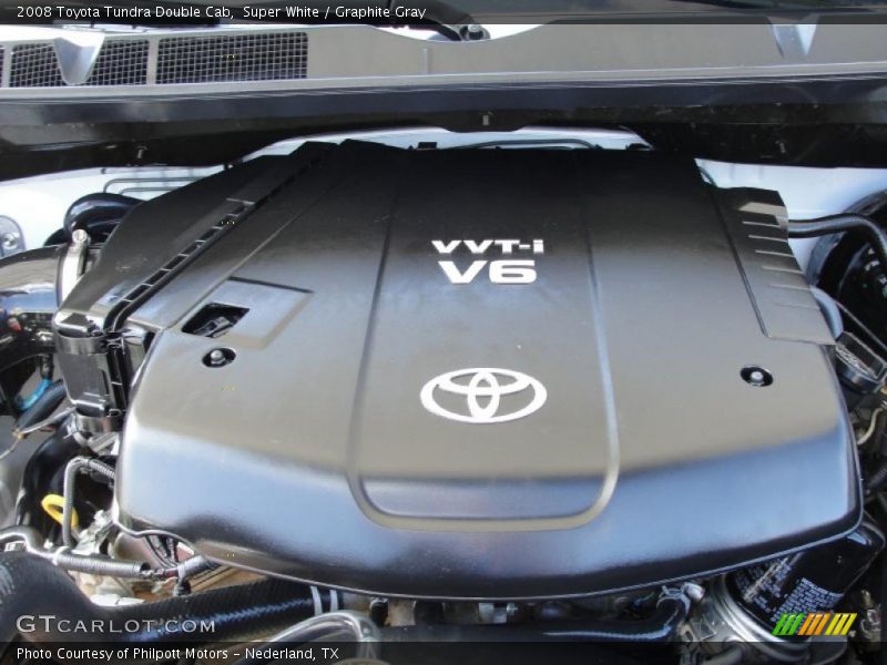Super White / Graphite Gray 2008 Toyota Tundra Double Cab