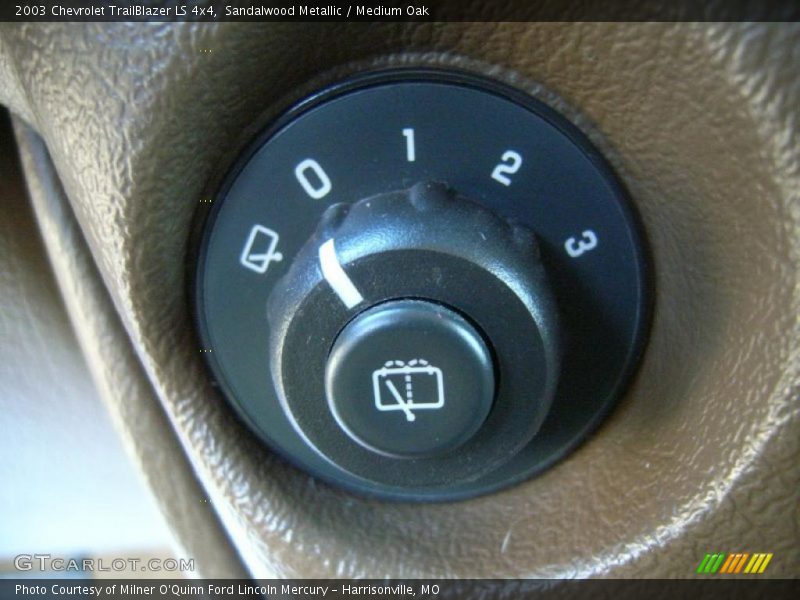 Sandalwood Metallic / Medium Oak 2003 Chevrolet TrailBlazer LS 4x4
