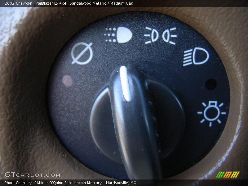 Sandalwood Metallic / Medium Oak 2003 Chevrolet TrailBlazer LS 4x4