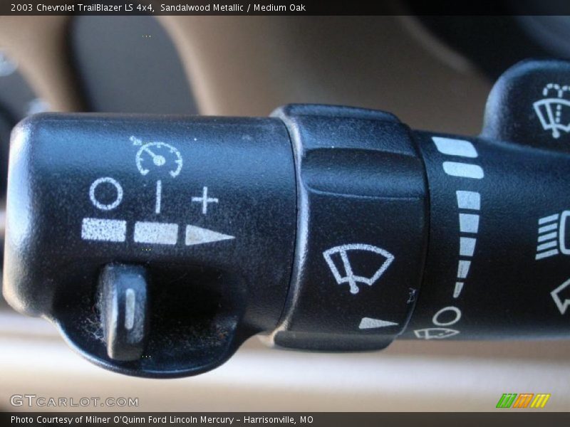 Sandalwood Metallic / Medium Oak 2003 Chevrolet TrailBlazer LS 4x4