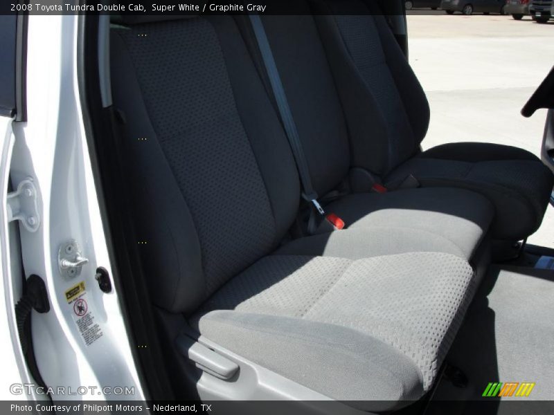 Super White / Graphite Gray 2008 Toyota Tundra Double Cab