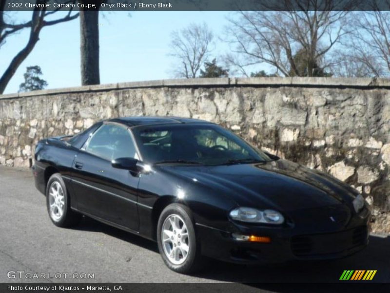 Onyx Black / Ebony Black 2002 Chevrolet Camaro Coupe