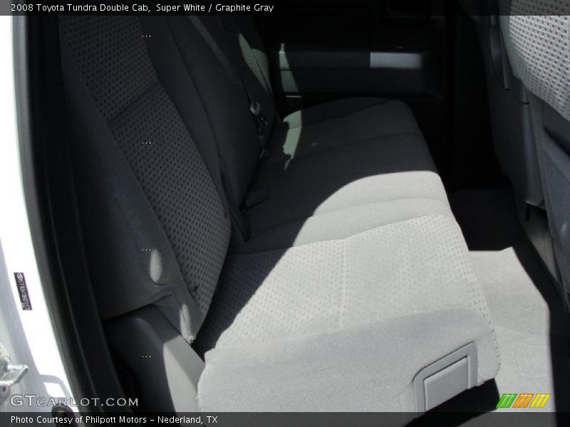 Super White / Graphite Gray 2008 Toyota Tundra Double Cab