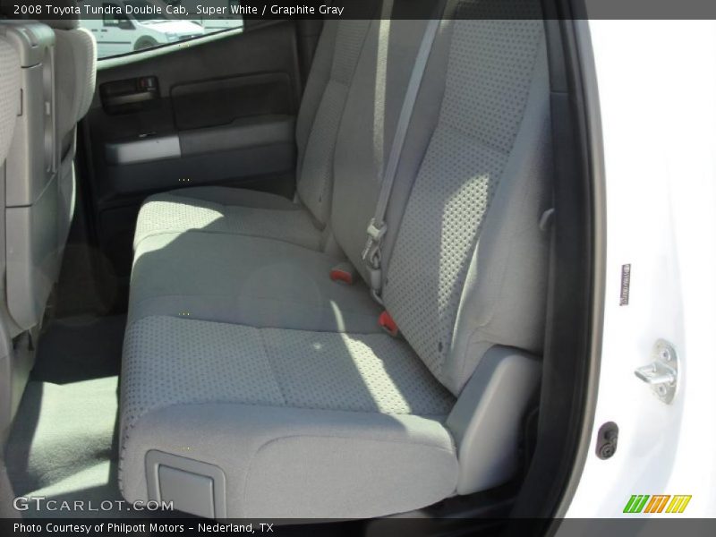 Super White / Graphite Gray 2008 Toyota Tundra Double Cab