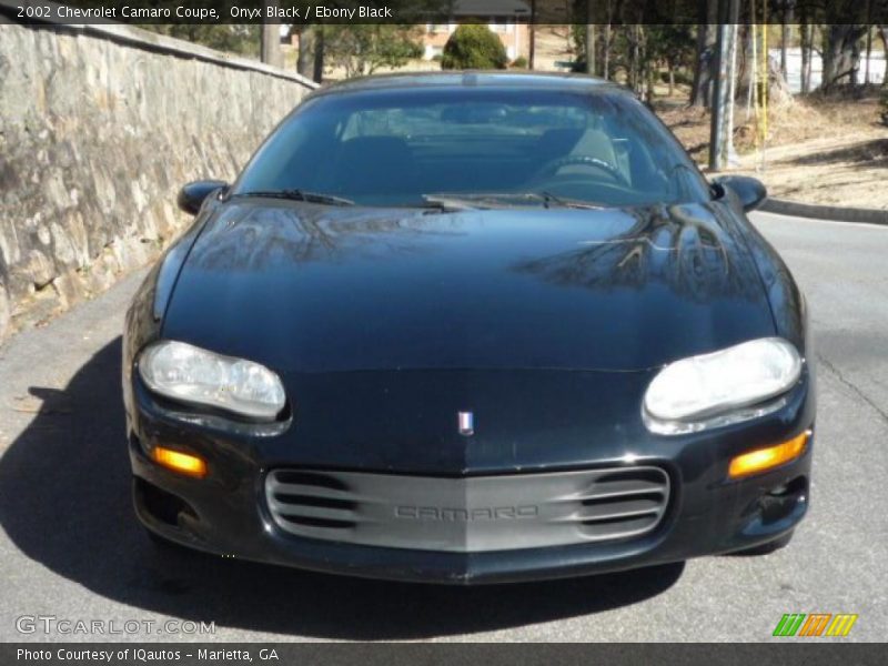 Onyx Black / Ebony Black 2002 Chevrolet Camaro Coupe