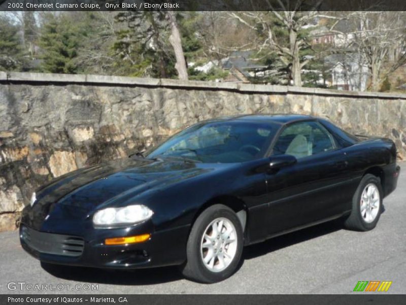 Onyx Black / Ebony Black 2002 Chevrolet Camaro Coupe