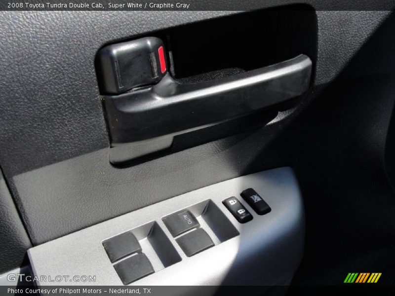 Super White / Graphite Gray 2008 Toyota Tundra Double Cab
