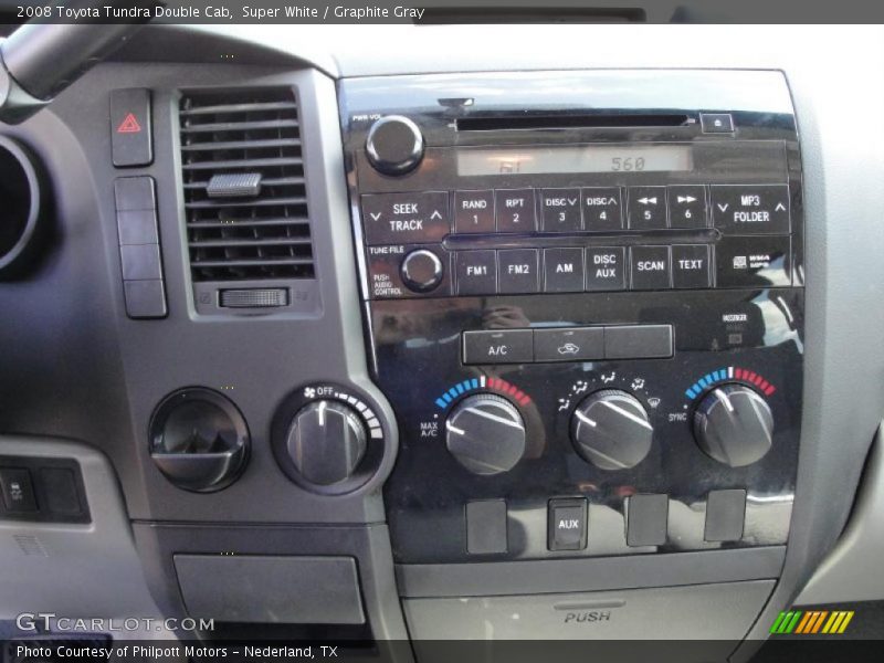 Super White / Graphite Gray 2008 Toyota Tundra Double Cab