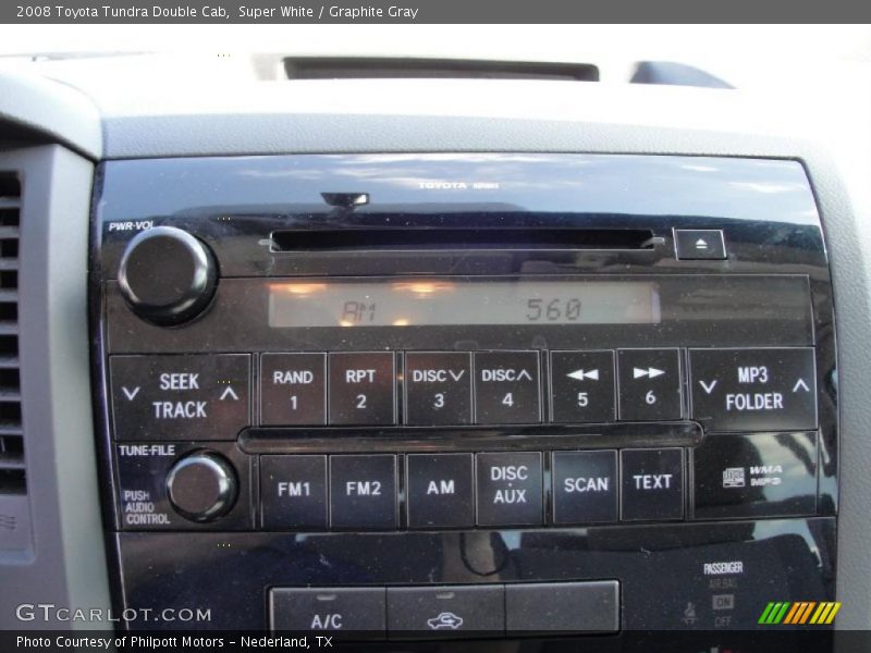 Super White / Graphite Gray 2008 Toyota Tundra Double Cab