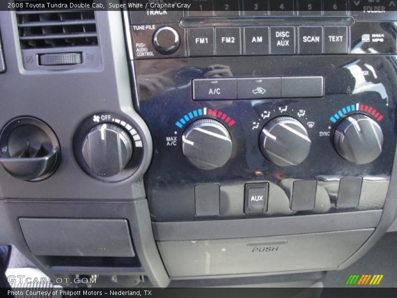 Super White / Graphite Gray 2008 Toyota Tundra Double Cab