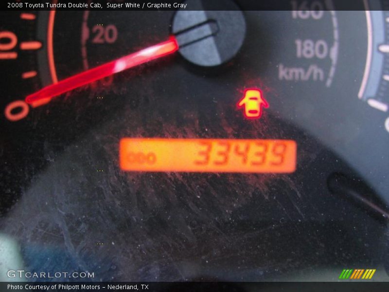 Super White / Graphite Gray 2008 Toyota Tundra Double Cab