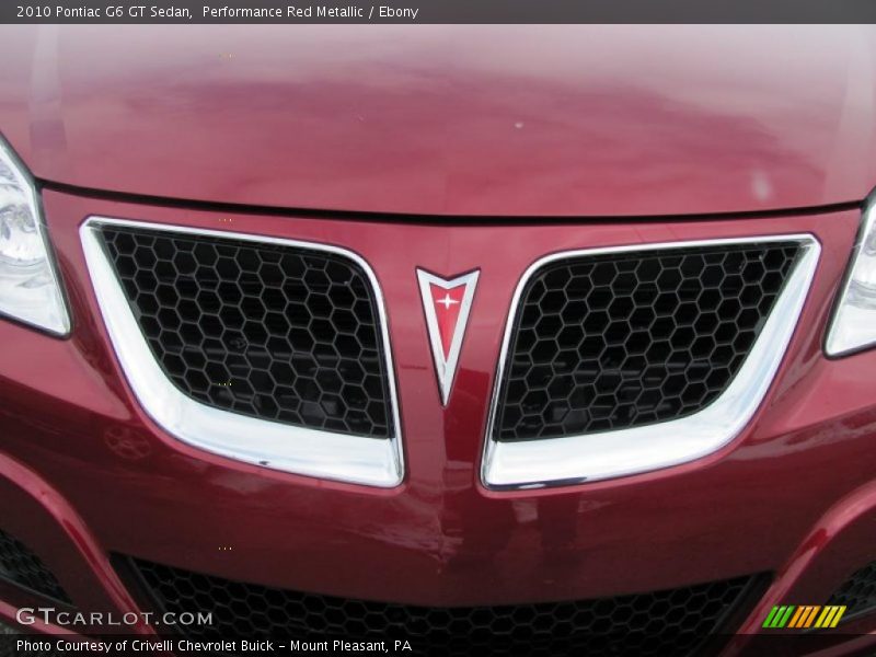 Performance Red Metallic / Ebony 2010 Pontiac G6 GT Sedan