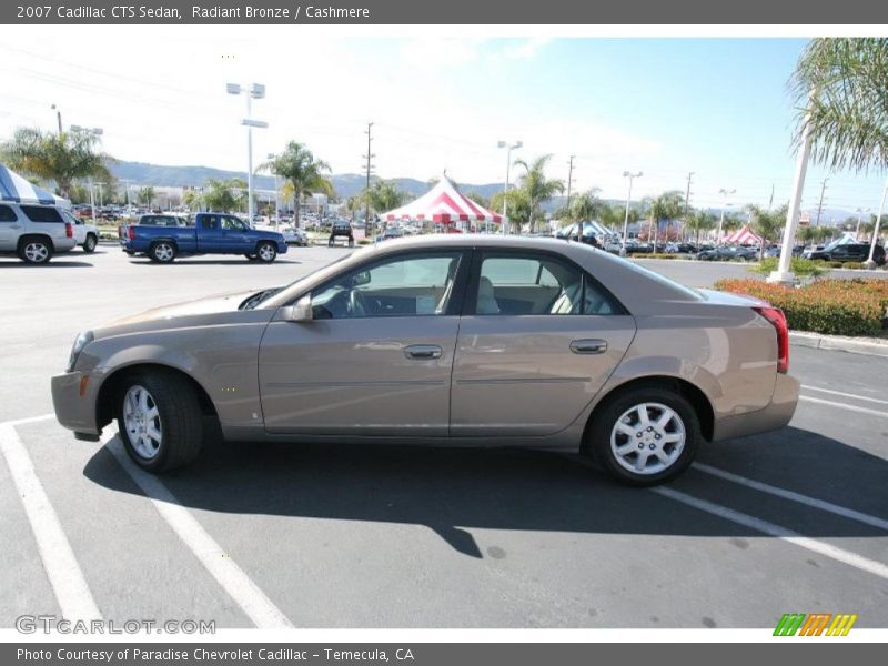Radiant Bronze / Cashmere 2007 Cadillac CTS Sedan