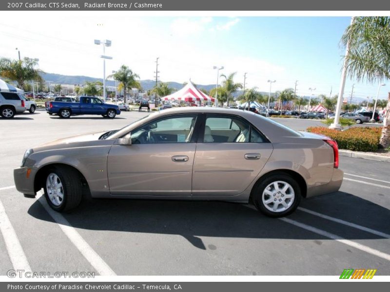 Radiant Bronze / Cashmere 2007 Cadillac CTS Sedan