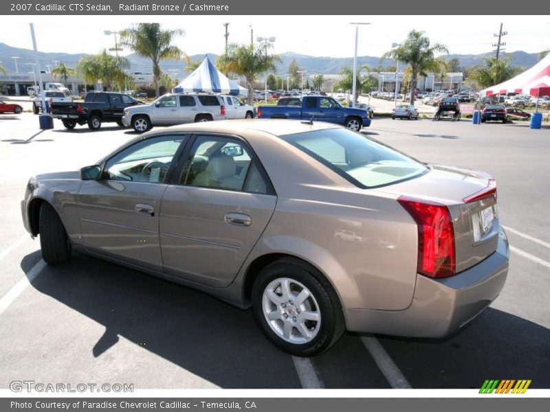 Radiant Bronze / Cashmere 2007 Cadillac CTS Sedan