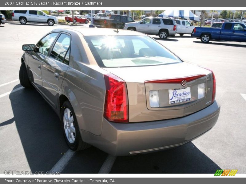 Radiant Bronze / Cashmere 2007 Cadillac CTS Sedan