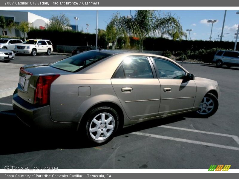 Radiant Bronze / Cashmere 2007 Cadillac CTS Sedan