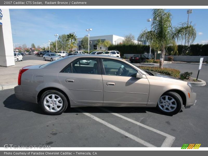 Radiant Bronze / Cashmere 2007 Cadillac CTS Sedan