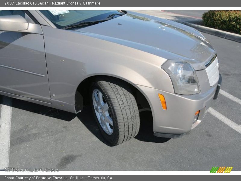 Radiant Bronze / Cashmere 2007 Cadillac CTS Sedan