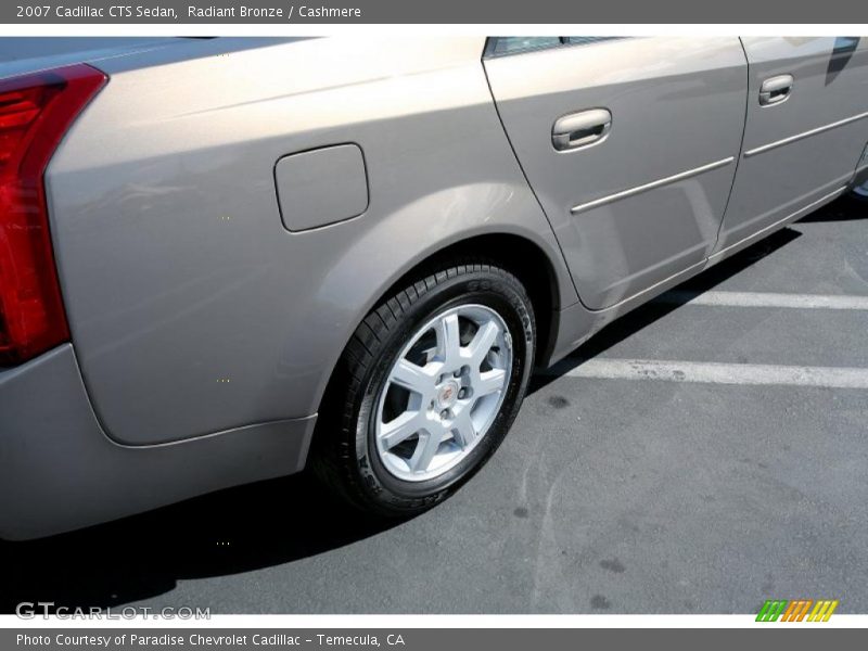 Radiant Bronze / Cashmere 2007 Cadillac CTS Sedan
