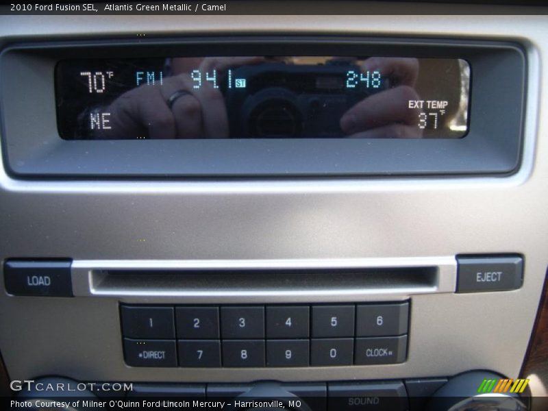 Atlantis Green Metallic / Camel 2010 Ford Fusion SEL