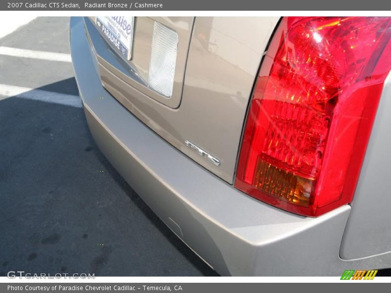 Radiant Bronze / Cashmere 2007 Cadillac CTS Sedan
