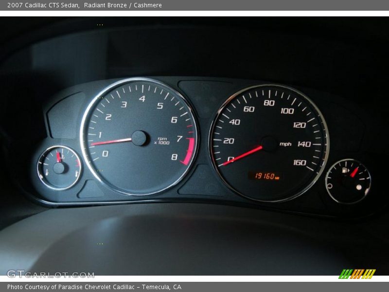 Radiant Bronze / Cashmere 2007 Cadillac CTS Sedan
