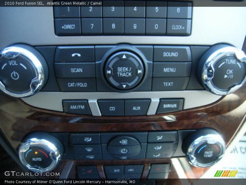 Atlantis Green Metallic / Camel 2010 Ford Fusion SEL