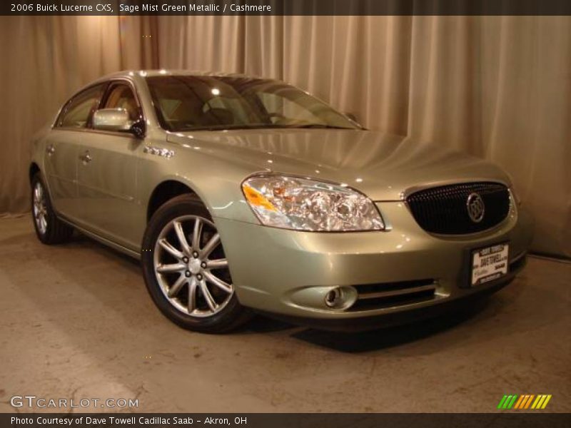 Sage Mist Green Metallic / Cashmere 2006 Buick Lucerne CXS