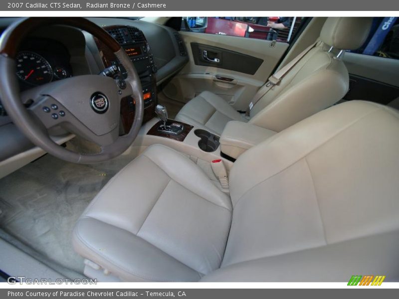 Radiant Bronze / Cashmere 2007 Cadillac CTS Sedan