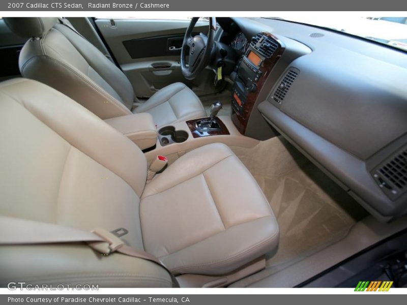 Radiant Bronze / Cashmere 2007 Cadillac CTS Sedan