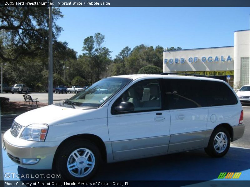 Vibrant White / Pebble Beige 2005 Ford Freestar Limited