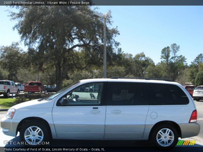 Vibrant White / Pebble Beige 2005 Ford Freestar Limited
