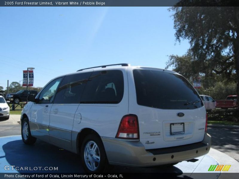 Vibrant White / Pebble Beige 2005 Ford Freestar Limited